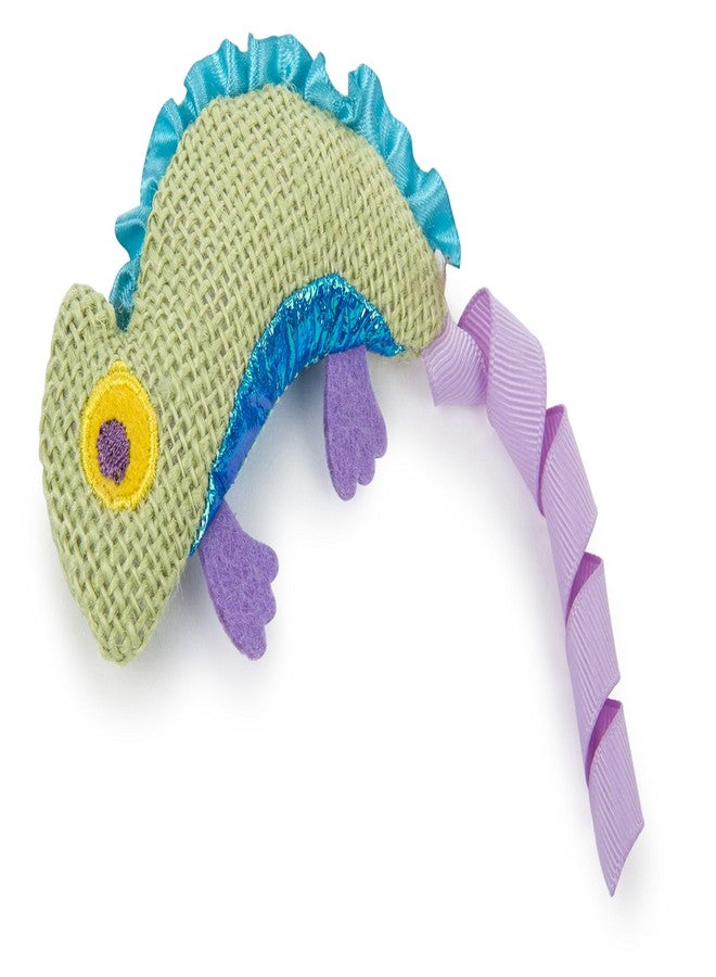 Petlinks HappyNip Crinkle Chameleon Cat Toy, Contains Silvervine & Catnip - Green, One Size - Image 3